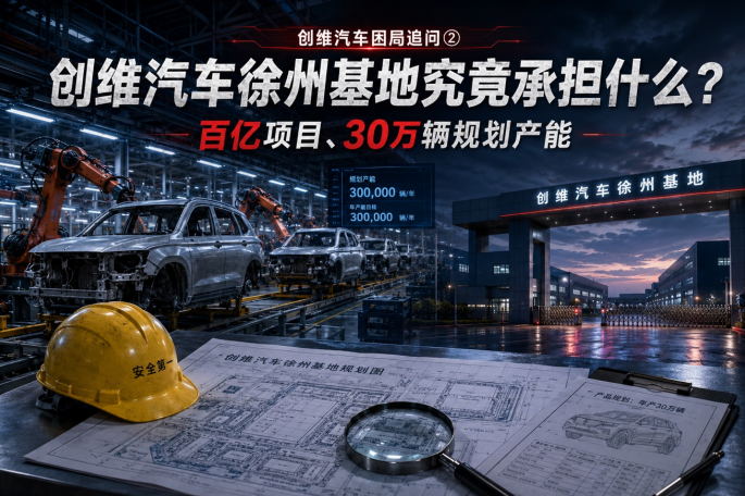 创维汽车困局追问二：百亿项目、30万辆规划产能：创维汽车徐州基地究竟承担什么？