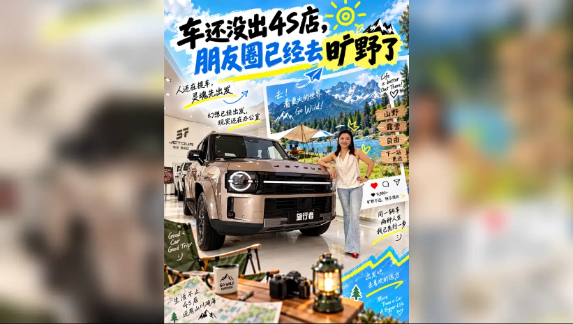 车还没出4S店 朋友圈已经去旷野了