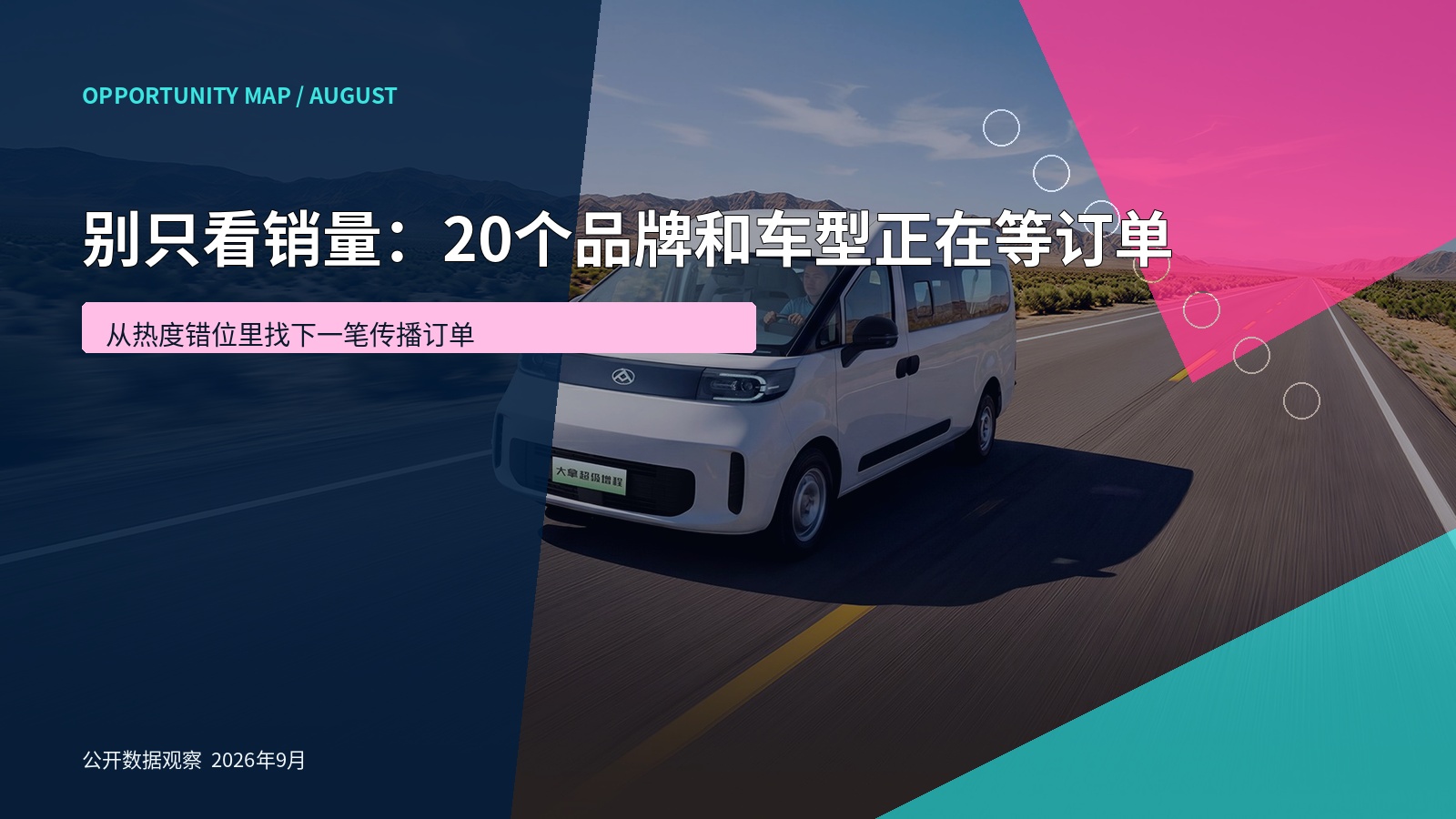 上汽大通官网｜新能源轻客官方道路图；用于呈现车型内容与客户机会的场景化观察